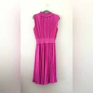 Nanette Lepore Sleeveless Pleated Midi Dress